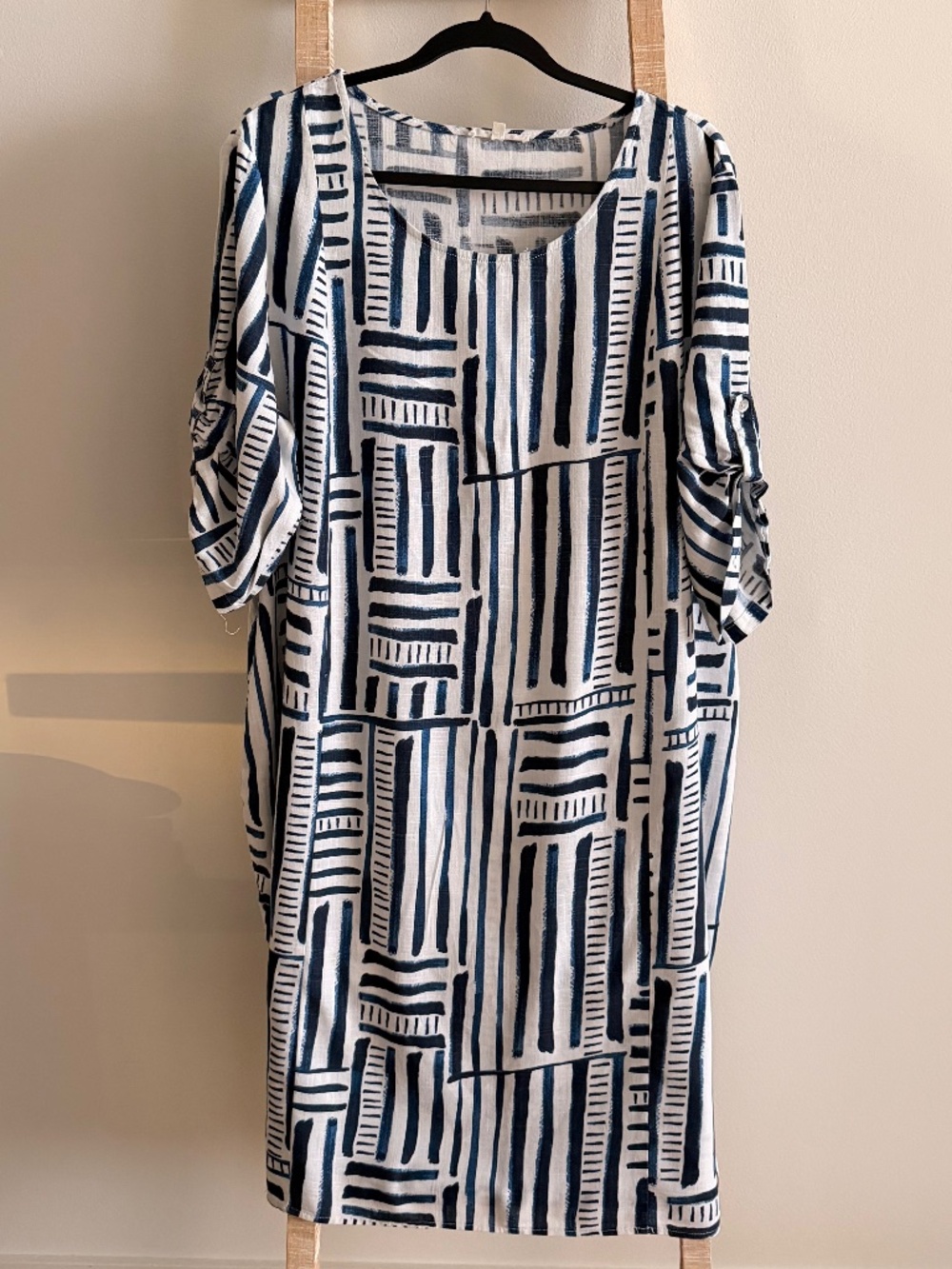 Loose fit summer printed dress in M/L size